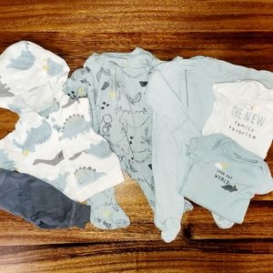 Bundle of New Born dinosaur clothes